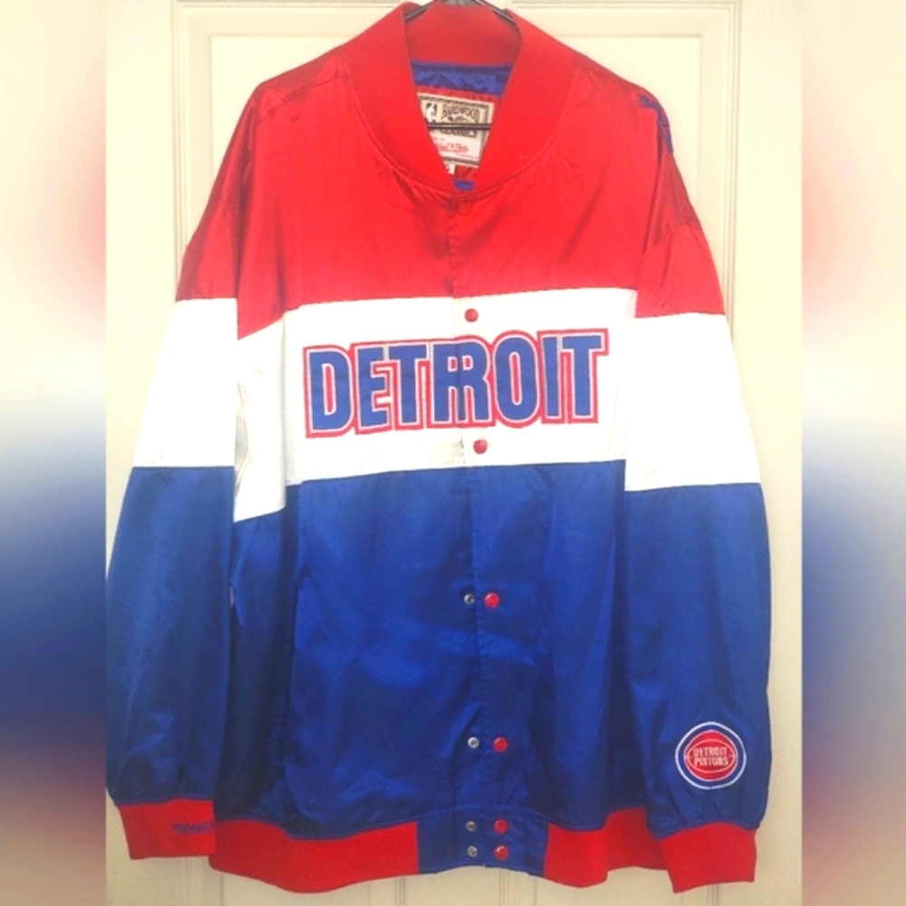 Mitchell And Ness Detroit Pistons Jacket